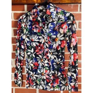 Vintage Floral Button Down